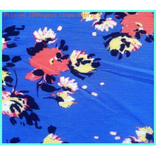 100%Rayon Crepe Fabric Fashion Floral Printed Dressmaking Fabric